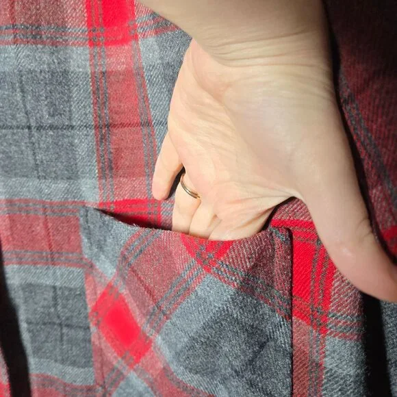 Pendleton Womens Buffalo Plaid Limited Edition 49er Jacket Large Wool Holiday - Picture 4 of 10